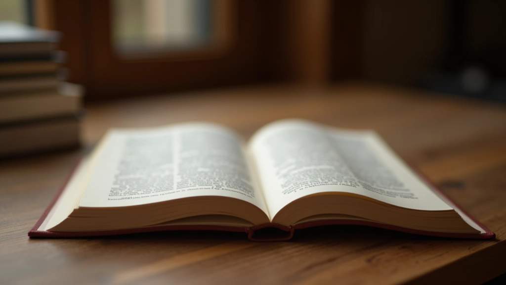 Livro aberto numa mesa de leitura com marcadores de ritmo, mostrando técnicas de leitura rápida em ação com apontador visual